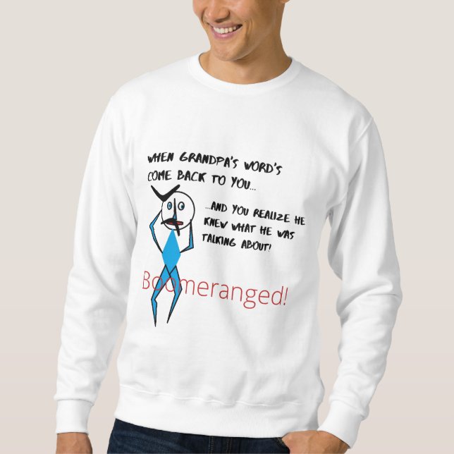 Men's Basic Sweatshirt Boomeranged (Front)