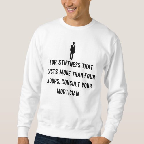 Mens Basic Sweatshirt _ Mortuary Humor