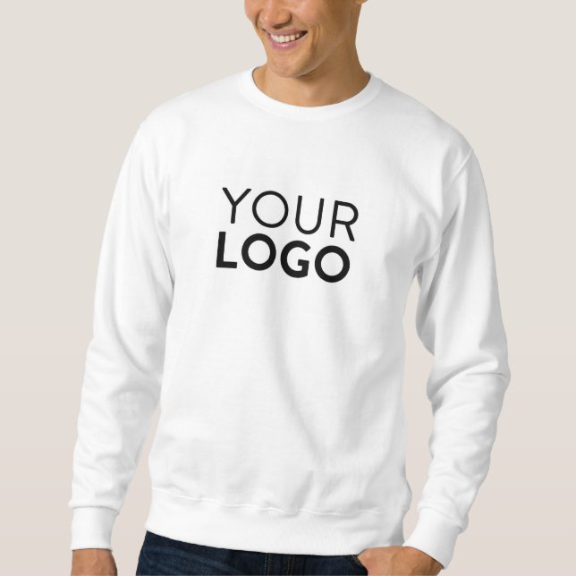 Men's Basic Sweatshirt - White (Front)
