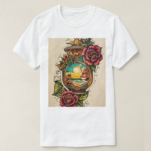 Men's Basic T-Shirt (Design Front)