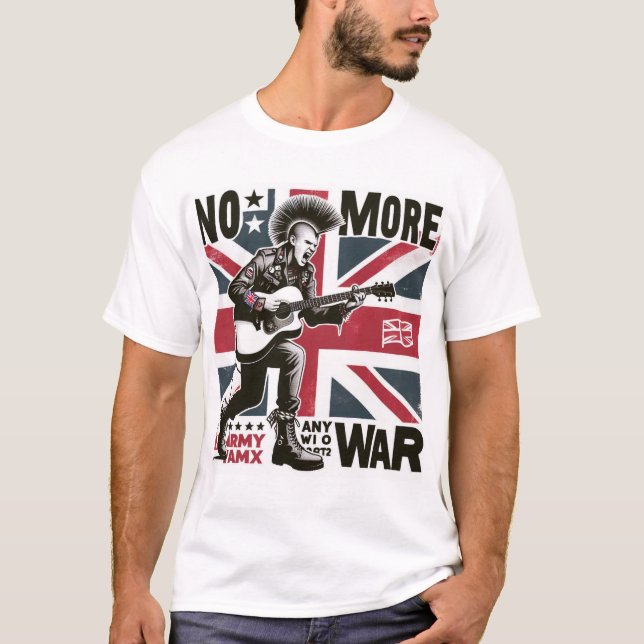 Men's Basic T-Shirt  Anti-War Fashion (Front)