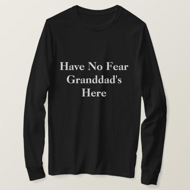 Men's Basic T-Shirt Granddad's Here (Design Front)