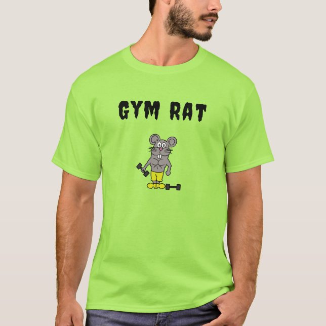 Men's Basic T-Shirt | Gym Rat (Front)