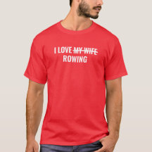Men's Basic T-Shirt | I Love Rowing