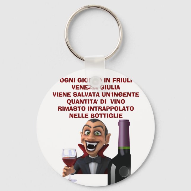 Men's Basic T-Shirt Keychain (Front)