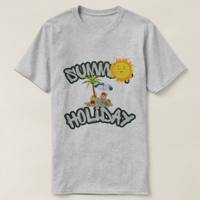 Men's Basic T-Shirt Summer Holiday (Design Front)