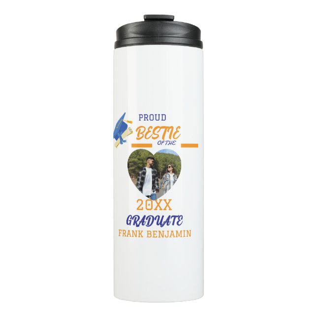 Men's Basic T-Shirt Thermal Tumbler (Front)