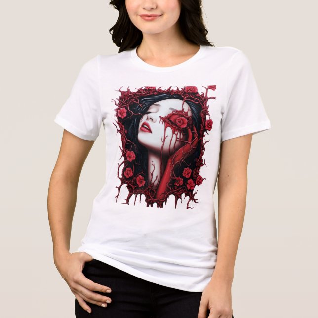 Men's Basic T-Shirt Tri-Blend Shirt (Front)