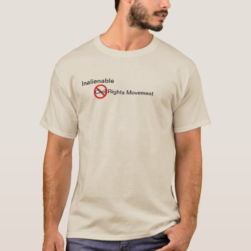 Mens Basic T_Shirt w Inalienable Rights Movement