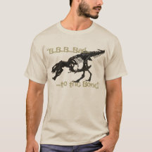 Men's Basic tee shirt T-Rex Skellie