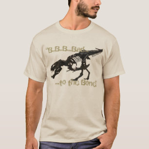 Men's Basic tee shirt T-Rex Skellie