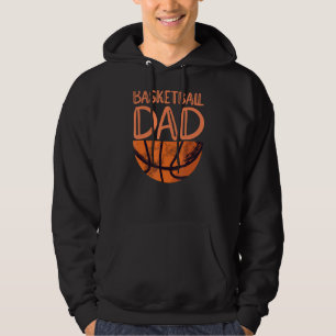 Mens Basketball Dad Basketball Player Vintage Bas Hoodie