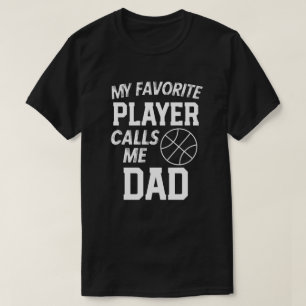 Mens Basketball Dad Shirt Basketball Game Day tee
