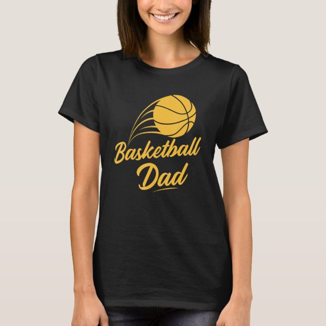 Men's Basketball Player Dunking Sports Basketball  T-Shirt (Front)