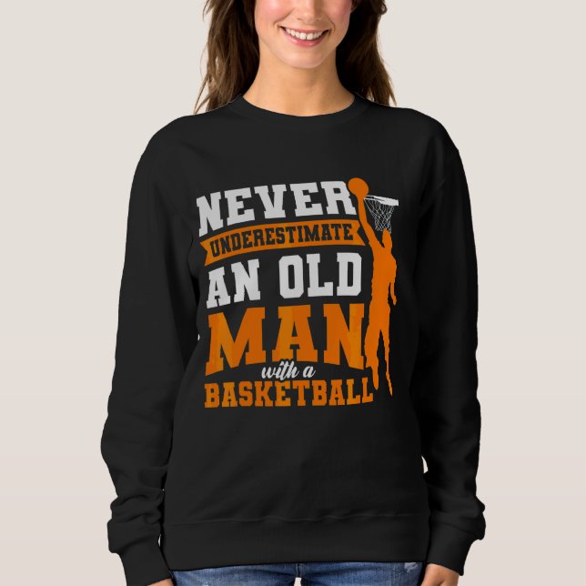 Mens Basketballers Basketball Basket Team Sport Ba Sweatshirt (Front)