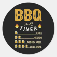 BBQ Timer Funny Barbecue Grill Gift BBQ Grill Beer Gifts - Bbq