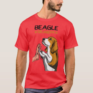 Mens Beagle Grandpa Dog Dad T-Shirt