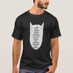 Mens Beard Measurement Chart Beard Length beard m T-Shirt