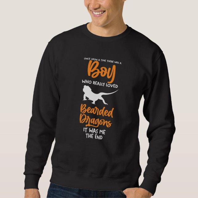 Mens Bearded Dragon  2 Sweatshirt (Front)