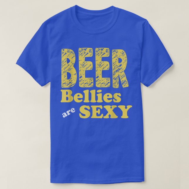 Mens Beer Bellies are Sey Mens Funny Beer Drinking T-Shirt (Design Front)