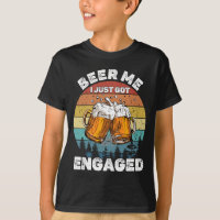 Mens Beer Got Engaged Funny Party Celebration