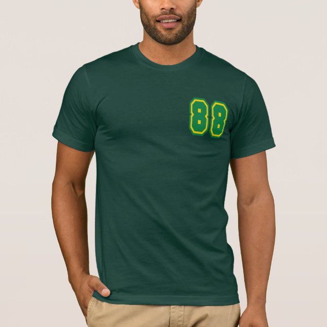 Mens Bella Canvas (Forrest Green) T-Shirt (Front)