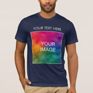 Men's Bella Canvas T-Shirt Add Image Logo Text