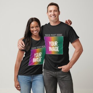 Men's Bella Canvas T-Shirt Add Image Logo Text