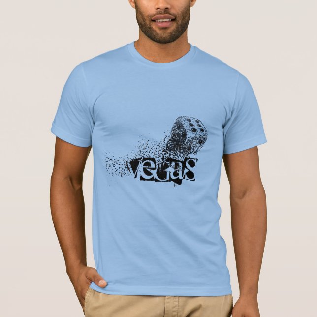 Mens Bella Canvas T-Shirt-Vegas Dice T-Shirt (Front)