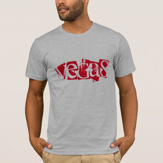 Mens Bella Canvas T-Shirt-Vegas T-Shirt (Front)