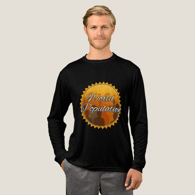 Men's Bella+Canvas Tri-blend Long Sleeve Shirt, So Tri-Blend Shirt (Full Front)