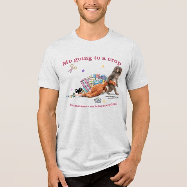 Men's Bella Canvas Tri-Blend Punch Monkey Shirt (Front)