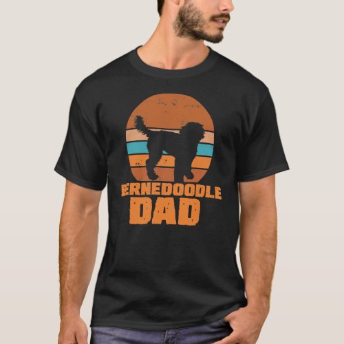 Mens Bernedoodle Dad  T_Shirt