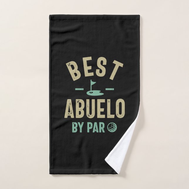 Mens Best Abuelo By Par Grandfather Hand Towel (Hand Towel)