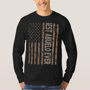 Mens Best Abuelo Ever Us American Flag   Grandpa F T-Shirt