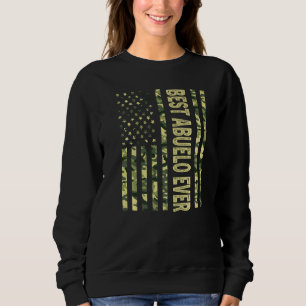 Mens Best Abuelo Ever Us American Flag Grandpa Fa Sweatshirt