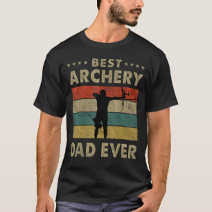 Mens Best Archery Dad Ever Vintage Archery Father' T-Shirt