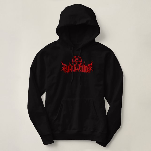 Mens Best Australian Thy Art Deathcore Is Murder B Hoodie (Design Front)
