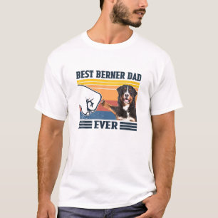 Mens Best Bernese Mountain Dog Dad Ever Funny Dog T-Shirt