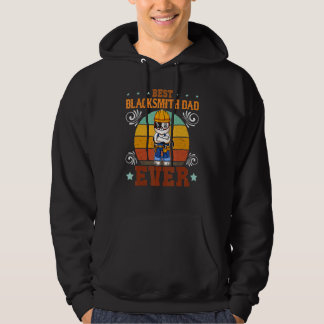 Mens Best Blacksmith Dad Ever Handicraft Father's Hoodie