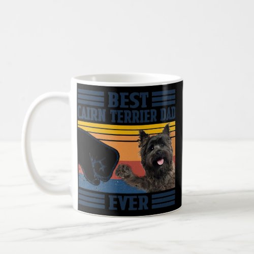 Mens Best Cairn Terrier Dad Ever Funny Dog Lover Coffee Mug