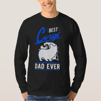 Mens Best Corgi Dad Ever T-Shirt