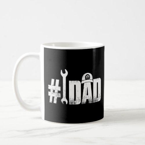 Mens Best Dad Auto Mechanic Dad Art Funny For Mech Coffee Mug