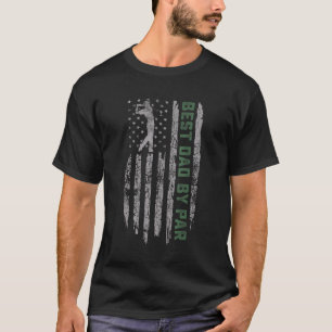 Mens Best Dad By Par Daddy Golf Golfer Father's T-Shirt