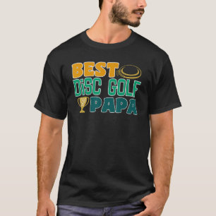 Mens Best Dad By Par Disc Golf T-Shirt