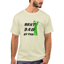 Mens Best Dad by Par Short Sleeve Graphic Tee