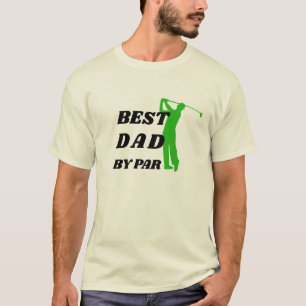 Mens Best Dad by Par Short Sleeve Graphic Tee