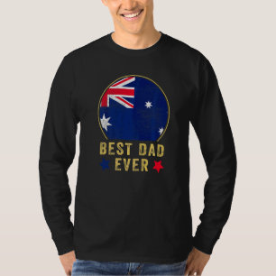 Mens Best Dad Ever Australian Father Country Austr T-Shirt