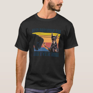 Mens Best Doberman Dad Ever  Dog  Father's Day T-Shirt