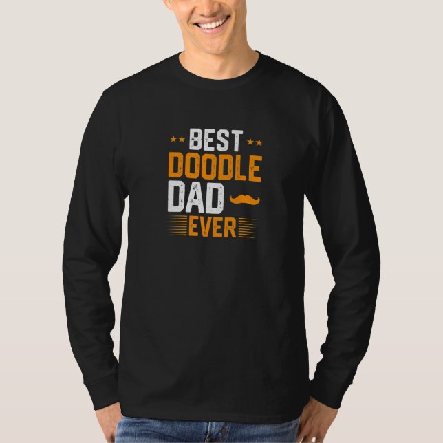 Mens Best Doodle Dad Ever   T-Shirt (Front)